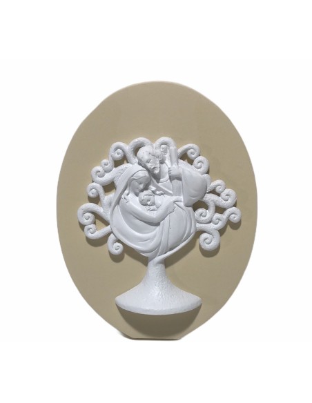 12 Statuina albero sacra famiglia