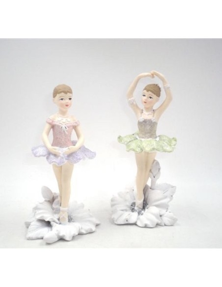 12 Statuina ballerina con fiore