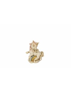 12 Statuina unicorno rosa