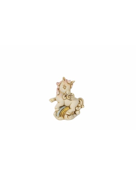 12 Statuina unicorno rosa