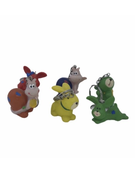12 Portachiavi animaletti