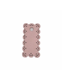 12 Applicazione targhetta rosa