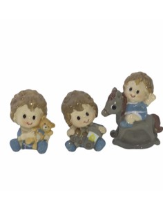 12 Statuina bimbo tris celeste
