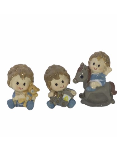 12 Statuina bimbo tris celeste