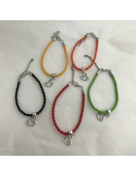 10 Bracciali colorati con nuvola