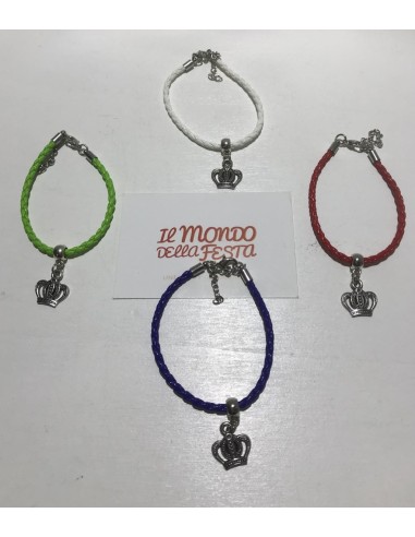 10 Bracciali colorati corona