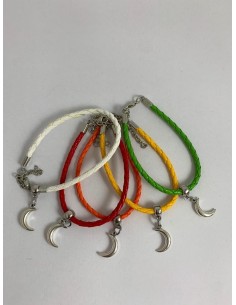 10 Bracciali colorati con luna