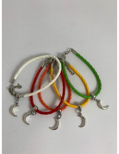10 Bracciali colorati con luna