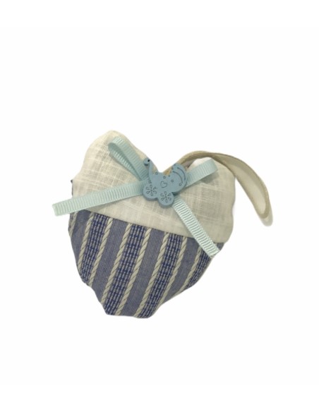 12 Sacchetti cuore celeste