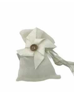 12 Sacchetti panna con girandola