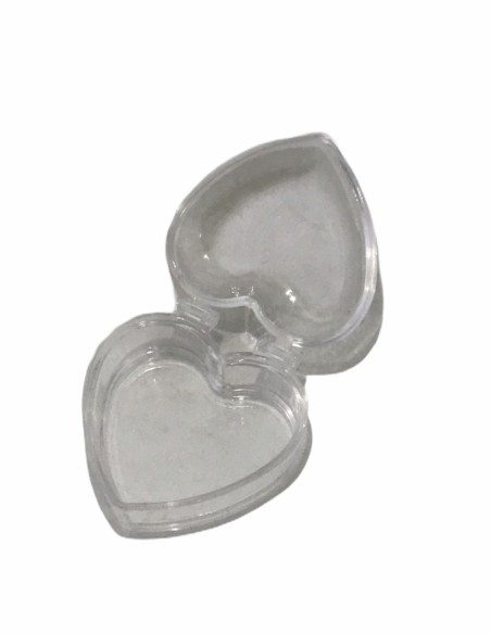 10 Scatole cuore plexiglass cm5