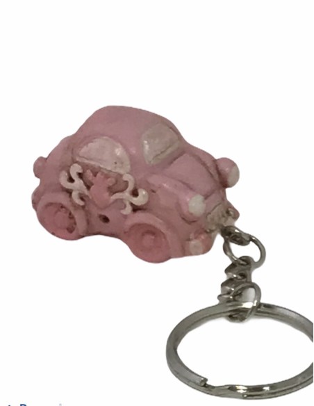 24 Portachiavi auto rosa