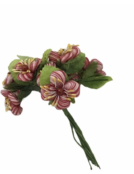 10 Margherite decorative rosse
