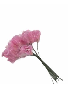 10 Fiorellini decorativi rosa