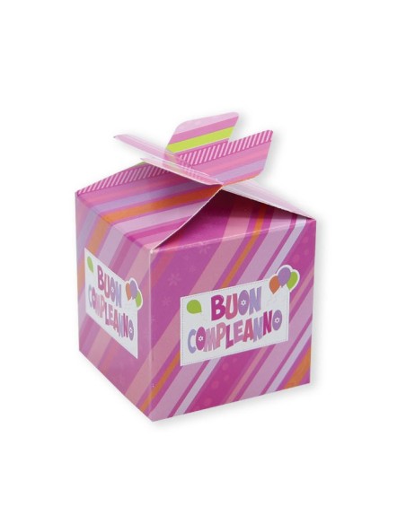 10 Scatole cubo compleanno