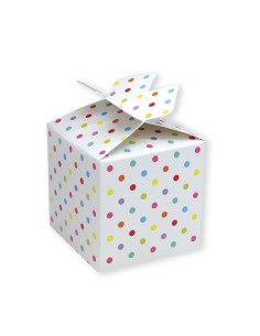 10 Scatole cubo multicolor
