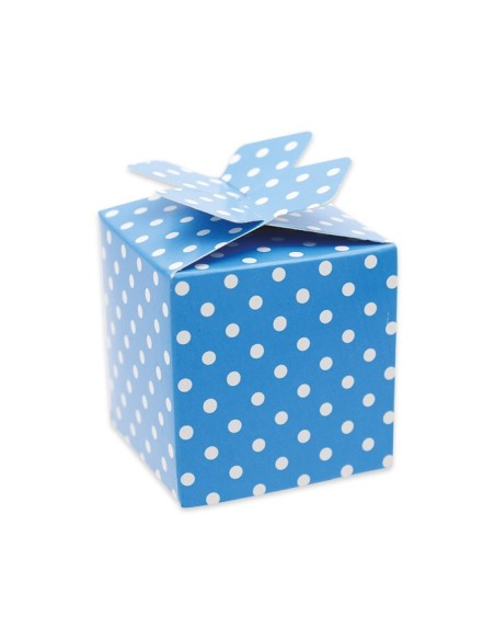 10 Scatole cubo turchese