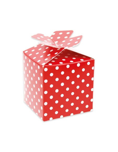 10 Scatole cubo rosso