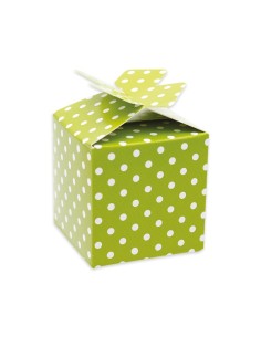 10 Scatole cubo verde