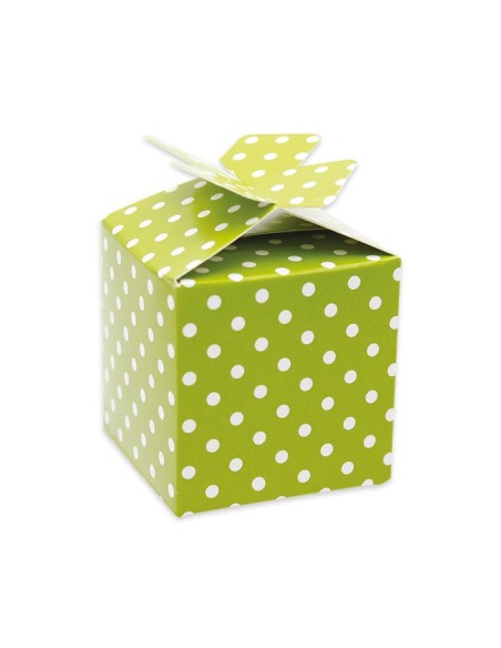 10 Scatole cubo verde