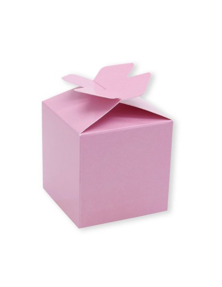 10 Scatole cubo rosa