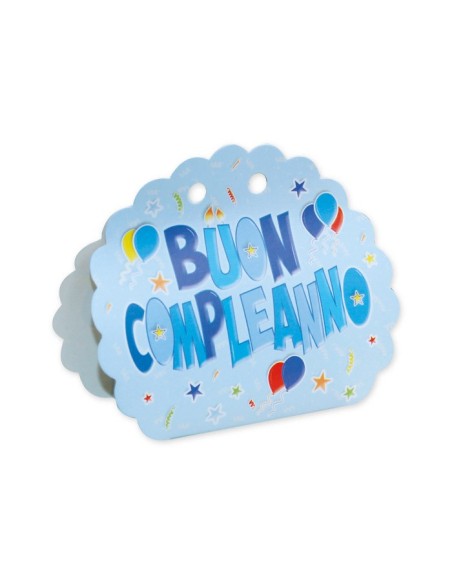 10 Scatole compleanno celeste