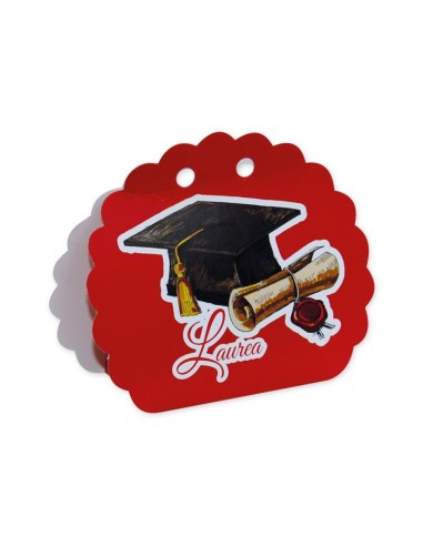 10 Scatole ventaglio laurea
