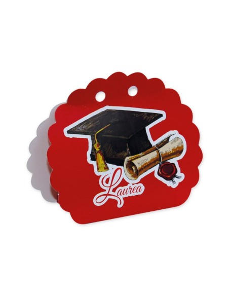 10 Scatole ventaglio laurea