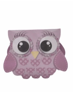 10 Scatole gufo rosa