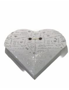10 Scatole cuore argento 2