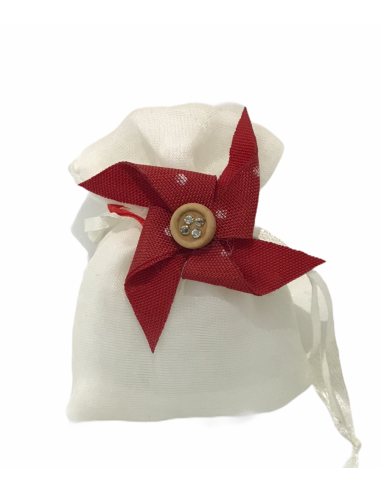 12 Sacchetti girandola rosso
