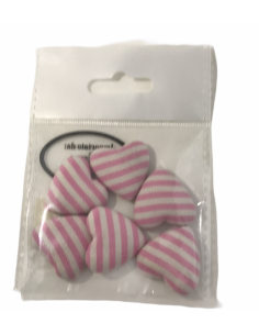6 Applicazione cuore rosa