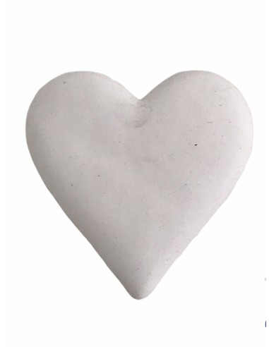 12 Gesso cuore bianco