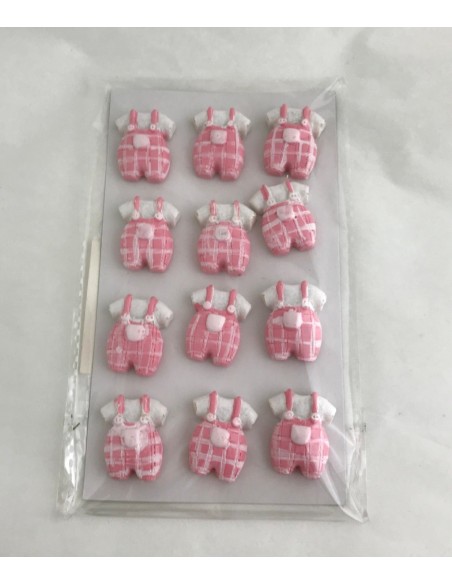 12 Applicazione salopette rosa