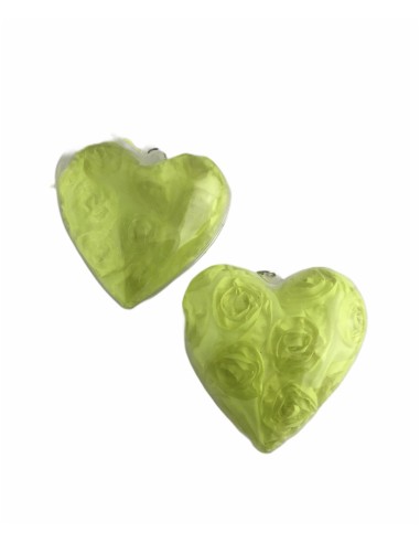 12 Scatole cuore plexiglass verde