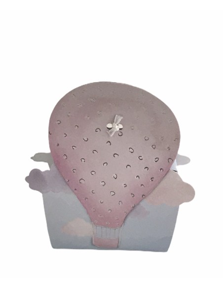 10 Scatole mongolfiera rosa