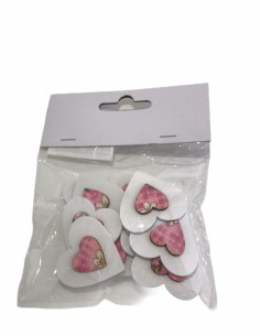 12 Applicazione cuore rosa