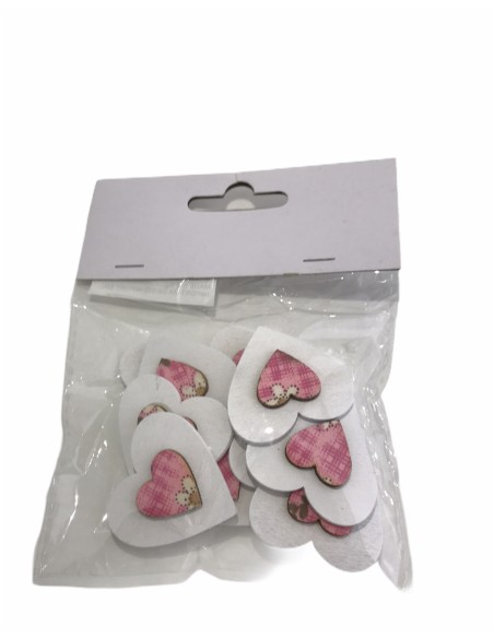 12 Applicazione cuore rosa