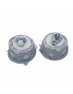 10 Sacchetti tortina celeste