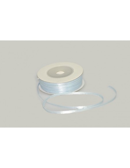 Nastro raso celeste 3mm
