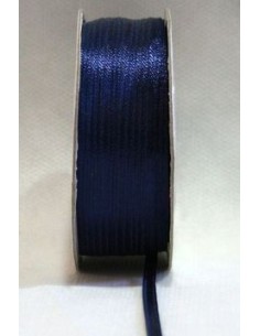 Nastro raso blu notte 3mm