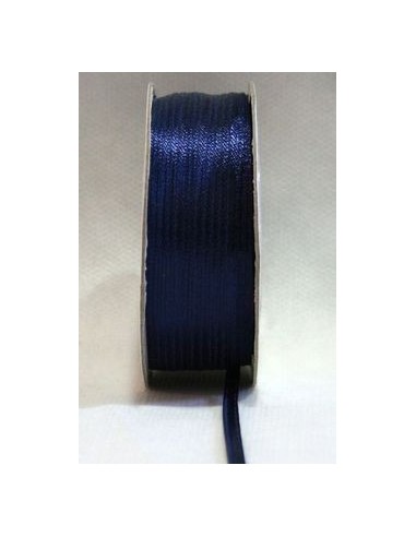 Nastro raso blu notte 3mm