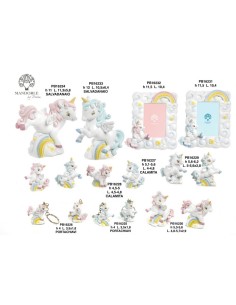 24 Magnete unicorno celeste
