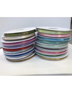 Nastro raso rosa 6mm