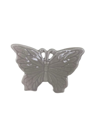 12 Statuina farfalla tortora cm6