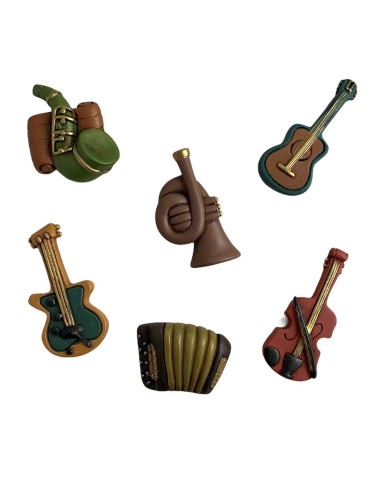 12 Magnete strumenti musicale