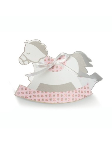 10 Scatole cavallo rosa
