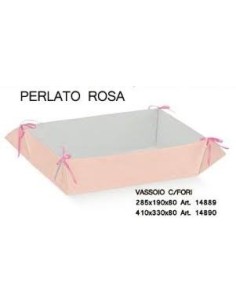 Vassoio rosa perlato cm41