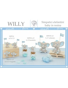 12 Magnete elefante celeste