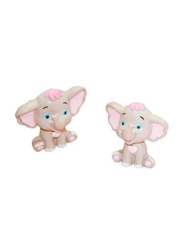 12 Magnete elefante rosa